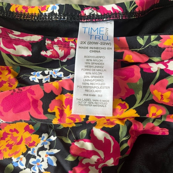 NWT Plus Size Bikini Lot of 8, Time and Tru (Walmart), 1X, 2X, and 3X! - Picture 4 of 17